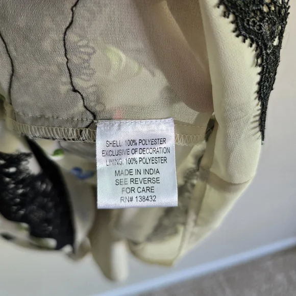 Modcloth Geode Floral Embroidered Lace Dress Size Small - Picture 7 of 14